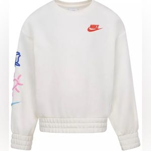 Girl’s Nike Swoosh Sweatshirt Sz 6X NWT